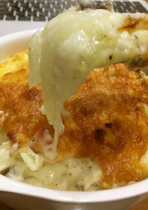 餅とえびのクリームグラタン-レシピのメイン写真