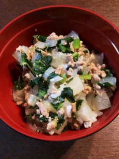 離乳食後期・完了期〜冬野菜でそぼろ丼☆-レシピのメイン写真