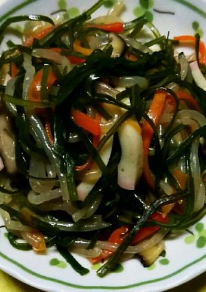 ☆切り昆布とかまぼこの甘辛炒め煮☆-レシピのメイン写真