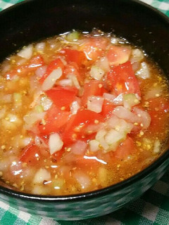 野菜不足に♥トマトのマリネドレッシング-レシピのメイン写真