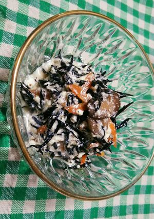 ビニール袋&ひじき煮で手軽に♥白和え-レシピのメイン写真