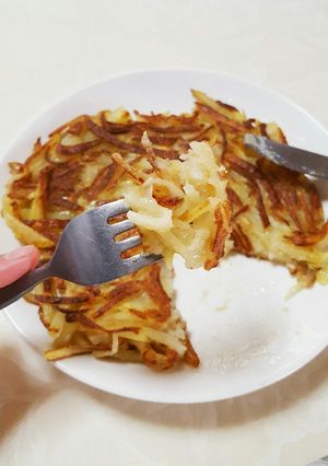 余った切り餅とじゃがいものガレット-レシピのメイン写真