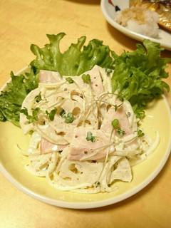 れんこんとハムのサラダ-レシピのメイン写真