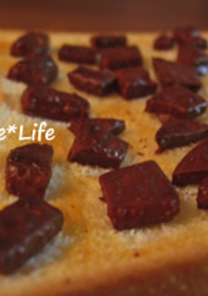 割りチョコシリーズ☆焼きチョコトースト-レシピのメイン写真