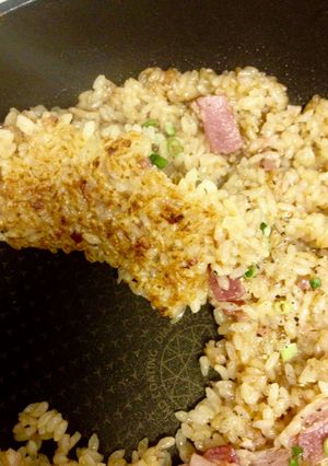 ベーコン×醤油×おこげの男パエリア-レシピのメイン写真