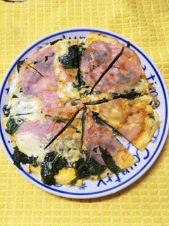 ほうれん草とハムとチーズの卵焼き-レシピのメイン写真