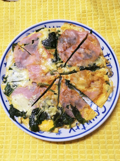 ほうれん草とハムとチーズの卵焼き-レシピのメイン写真