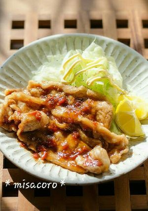 m豚の甘辛梅ダレ焼き-レシピのメイン写真