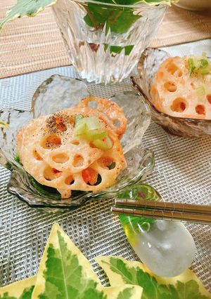 蓮根のたらこ　明太子　マヨ和え-レシピのメイン写真