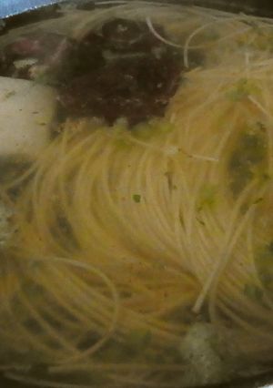 ベジブロス温そうめん-レシピのメイン写真