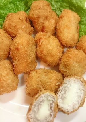 《モッツァレラチーズの肉巻きフライ》-レシピのメイン写真