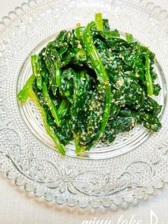 ほうれん草の胡麻和え♪簡単-レシピのメイン写真