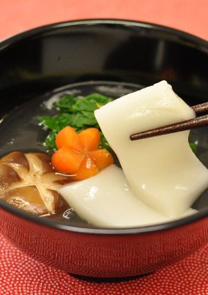 介護食　やわらかお雑煮（お餅入り）-レシピのメイン写真