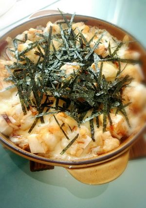 簡単マッシュポテトと餅の和風チーズ焼き-レシピのメイン写真