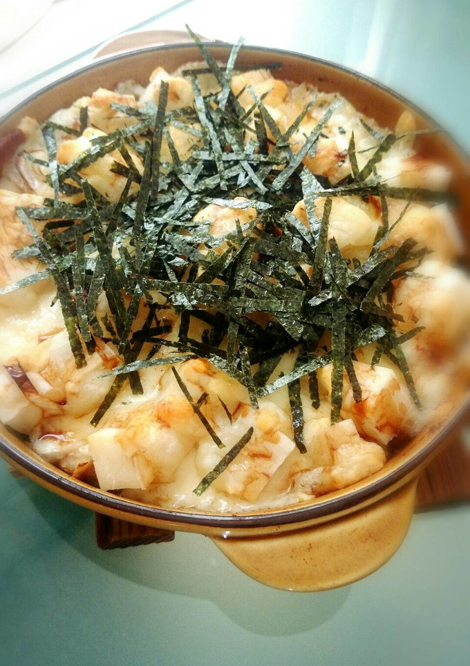 簡単マッシュポテトと餅の和風チーズ焼き-レシピのメイン写真