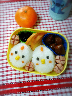 キャラ弁☆酉年!にわとり弁当-レシピのメイン写真