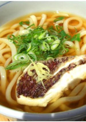 鯛うどん-レシピのメイン写真