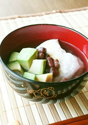 アボカドぜんざい(おしるこ)-レシピのメイン写真