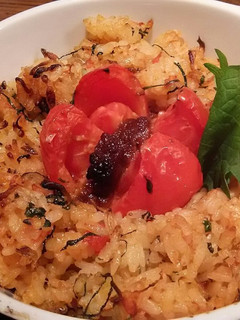 ダブルトマトの味噌焼きごはん-レシピのメイン写真