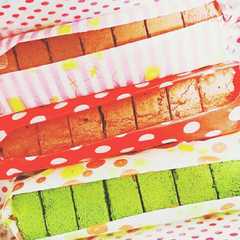รูปของ チョコチップ入りチョコブラウニー