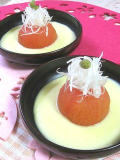 丸ごとトマトの豆乳汁-レシピのメイン写真