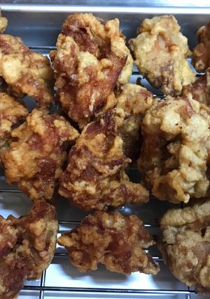 素朴な味の鶏モモ唐揚げ-レシピのメイン写真