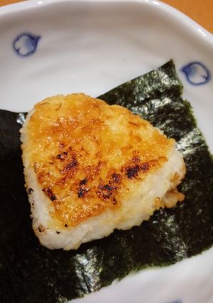フライパンで！はちみつ味噌の焼おにぎり☆-レシピのメイン写真