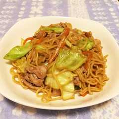 รูปของ 絶賛！わが家の焼きそば