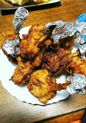 手羽元でチューリップ揚げ-レシピのメイン写真
