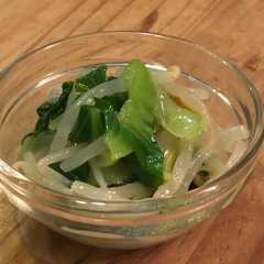 รูปของ 青梗菜ともやしの中華和え