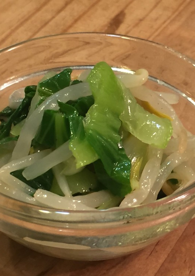 青梗菜ともやしの中華和え-レシピのメイン写真