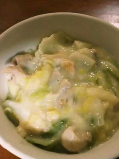 白菜と鶏肉のゆず胡椒クリーム煮-レシピのメイン写真