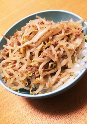 もやしとひき肉の味噌炒め-レシピのメイン写真