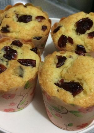 クランベリーマフィン-レシピのメイン写真