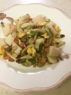 かまぼこの炒め物-レシピのメイン写真