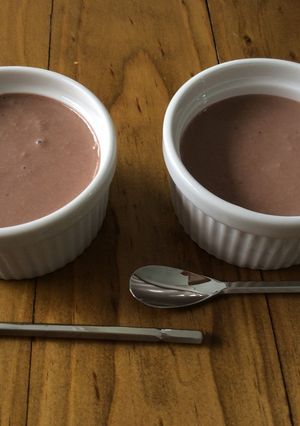 ヨーグルトと豆乳のチョコレートムース-レシピのメイン写真