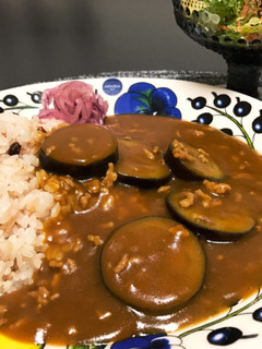 煮込み不要★なすとひき肉和風カレーライス-レシピのメイン写真
