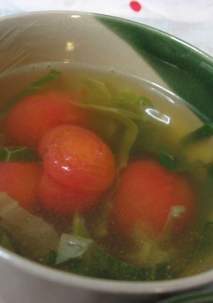トマトとキャベツのスープ-レシピのメイン写真