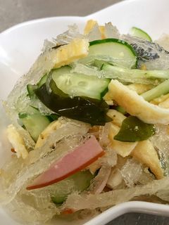 糸寒天で酢の物-レシピのメイン写真