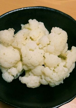 フライパンで！カリフラワーの塩ゆで-レシピのメイン写真