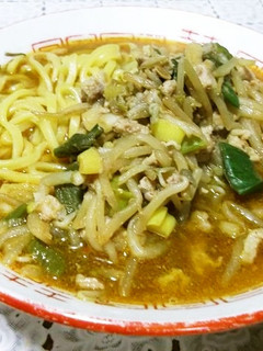 豚肉唐辛子 担々麺風ラーメン-レシピのメイン写真