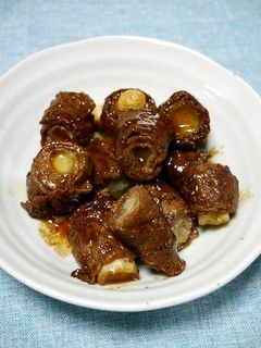 簡単!ネギ巻きすき焼き-レシピのメイン写真
