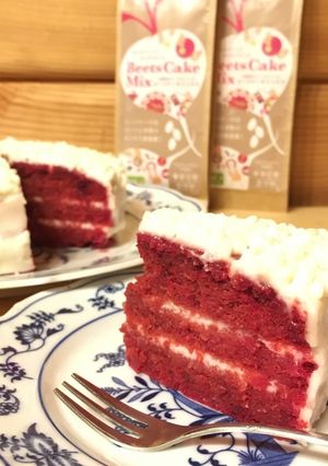米粉でレッドベルベットケーキ-レシピのメイン写真