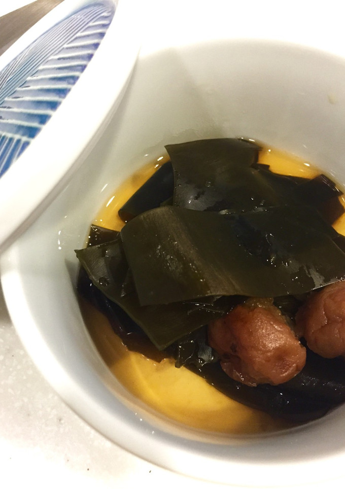 簡単 昆布のだしがらで。梅煮物。-レシピのメイン写真