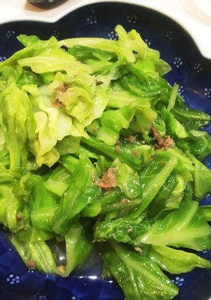 簡単お家バル*アンチョビ風味蒸しキャベツ-レシピのメイン写真