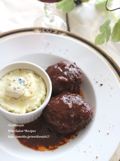 煮込みミニハンバーグ-レシピのメイン写真