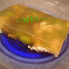 รูปของ ☆マゴチと枝豆のゼリー寄せ☆