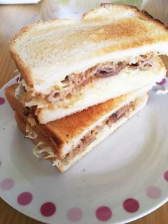 ☆豚の生姜焼きクラブハウスサンド☆-レシピのメイン写真