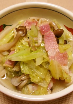 ☆体温まる♡キャベツとベーコンの蒸し煮☆-レシピのメイン写真
