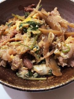 ごぼうと牛肉の柳川風☆簡単においしく☆-レシピのメイン写真